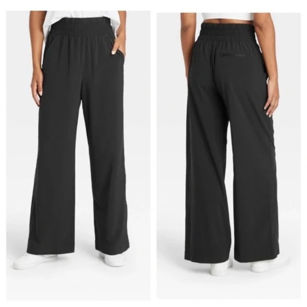 All in Motion Women's Wide-Leg Black Pants